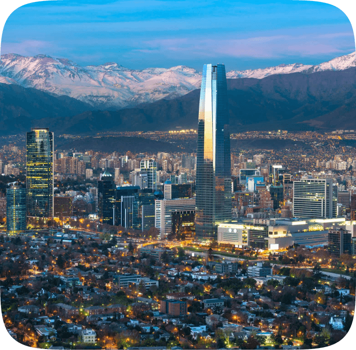 Imagen de la capital de Chile, Santiago